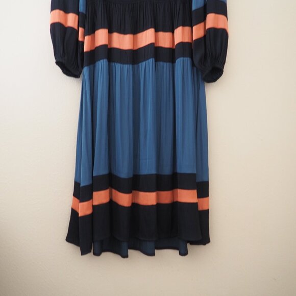 Anthropologie Current Air Aidy Colorblocked Midi Dress sz M - Picture 7 of 10